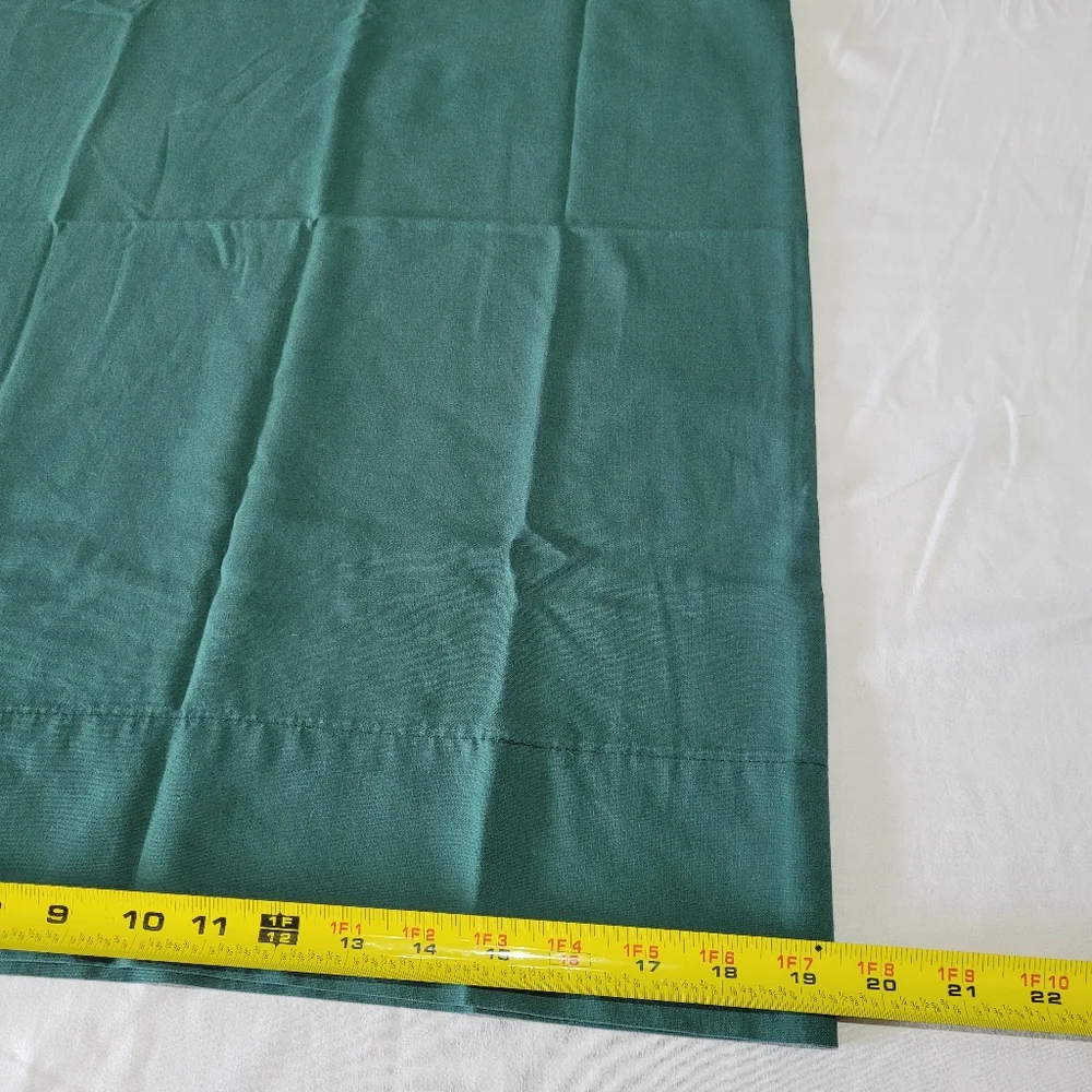 Vintage Pillowcase King Size Pillow Cover Bedding Green Solid Bedroom Accessory
